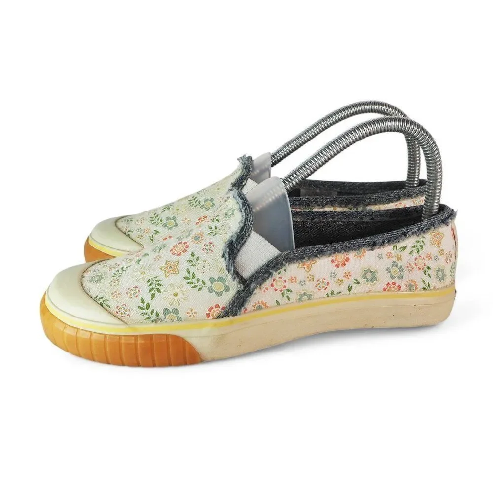 Keds Cap Toe Floral Print Slip-on Casual Loafers Multicolor WF19873M Women's 6.5